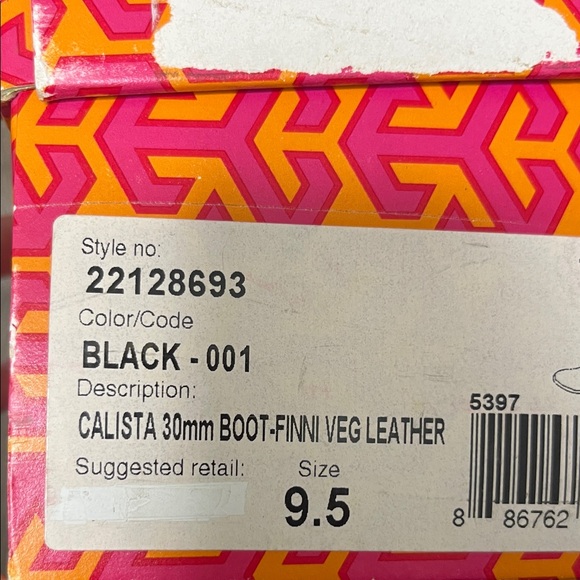 Tory Burch Black Leather Tall Boots - Picture 5 of 7